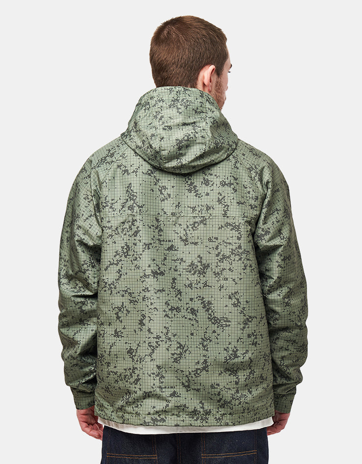 Route One Windbreaker Jacket - Digi Camo (Green)