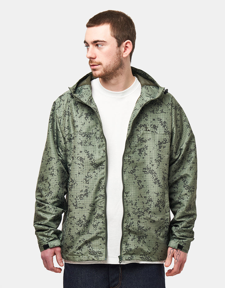 Route One Windbreaker Jacket - Digi Camo (Green)
