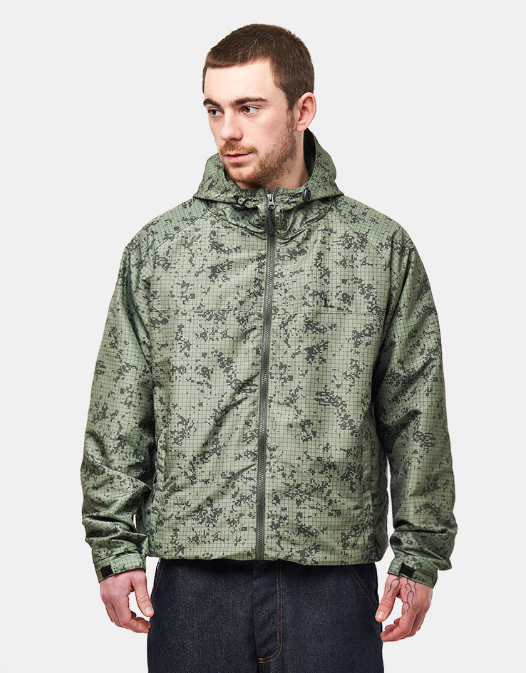 Route One Windbreaker Jacket - Digi Camo (Green)