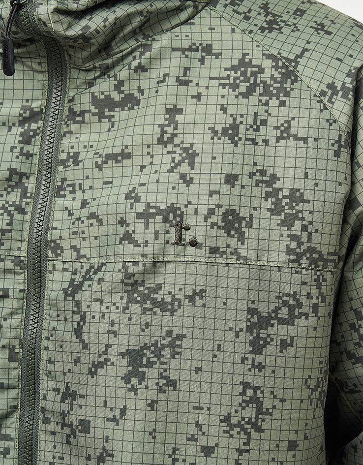 Route One Windbreaker Jacket - Digi Camo (Green)