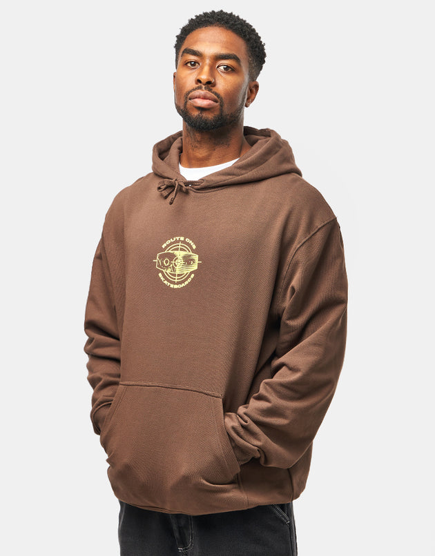 Route One Cyborg Heavyweight Hoodie - Chestnut