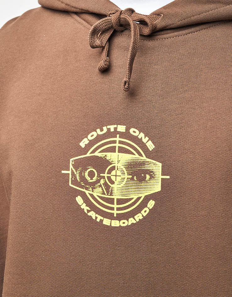 Route One Cyborg Heavyweight Hoodie - Chestnut