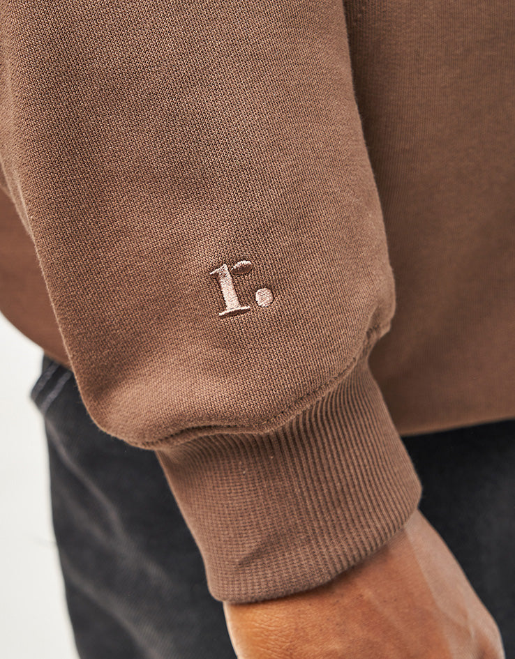 Route One Cyborg Heavyweight Hoodie - Chestnut