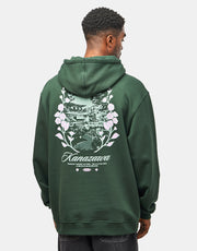 Route One Zen Garden Heavyweight Hoodie - Forest Green