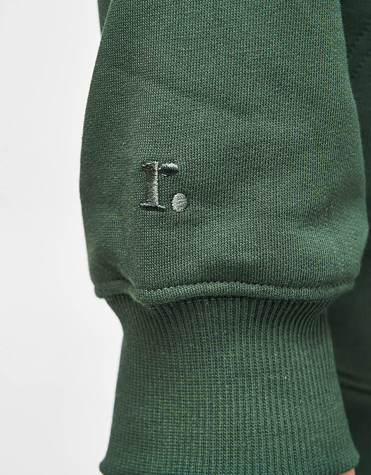 Route One Zen Garden Heavyweight Hoodie - Forest Green