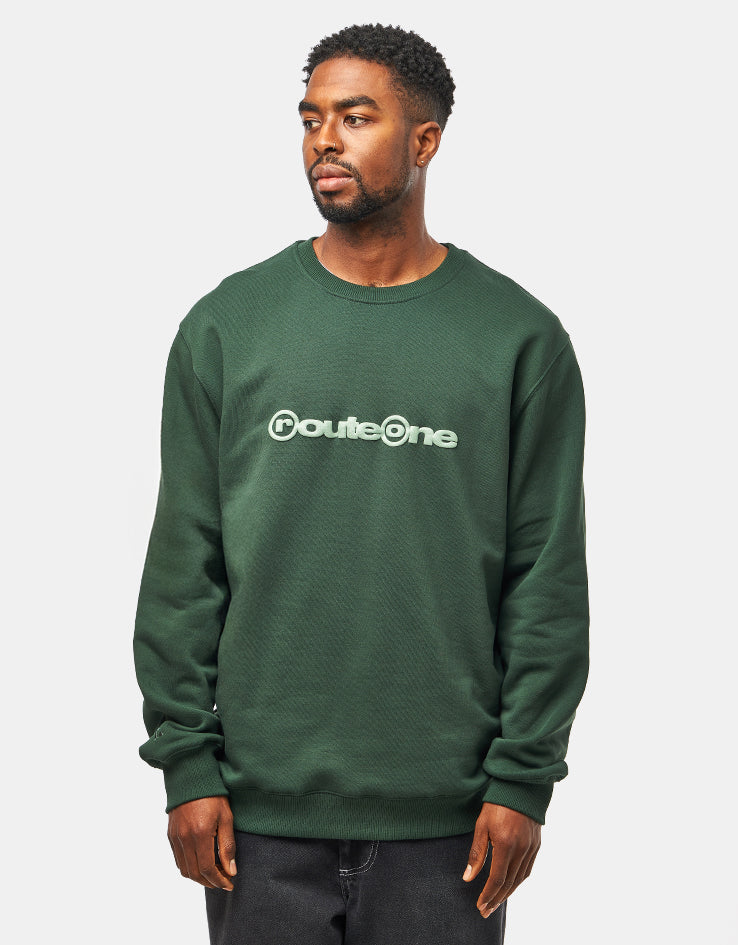 Route One Corp Heavyweight Sweatshirt - Forest Green