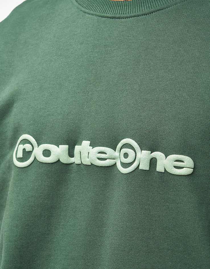 Route One Corp Heavyweight Sweatshirt - Forest Green
