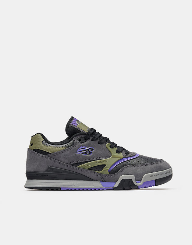 New Balance Numeric 770 Skate Shoes - Grey/Olive Purple-Black