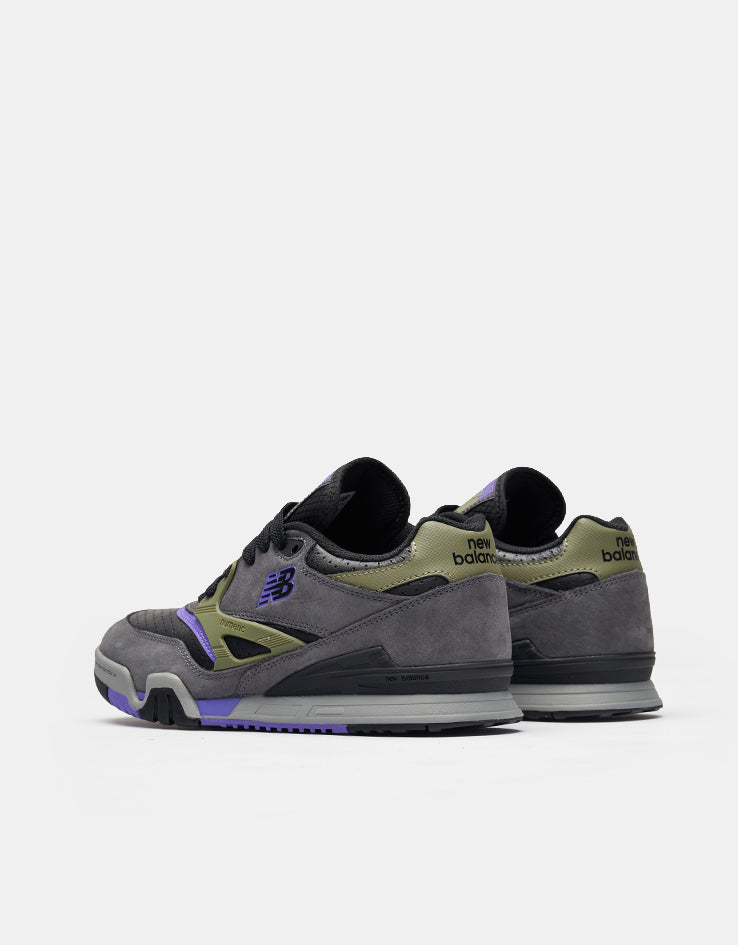 New Balance Numeric 770 Skate Shoes - Grey/Olive Purple-Black