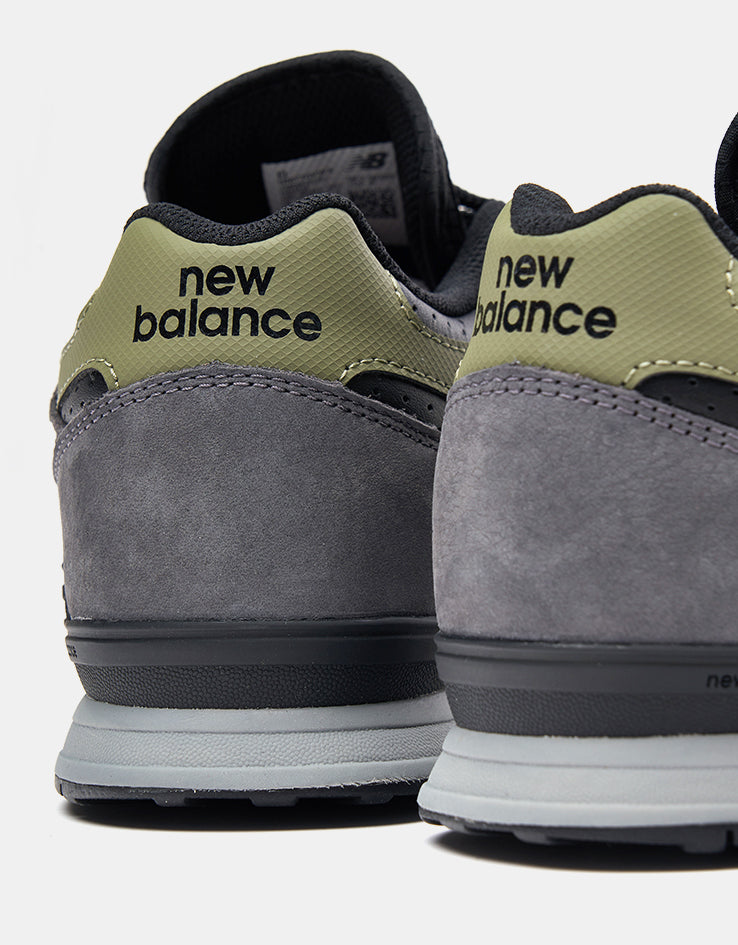 New Balance Numeric 770 Skate Shoes - Grey/Olive Purple-Black