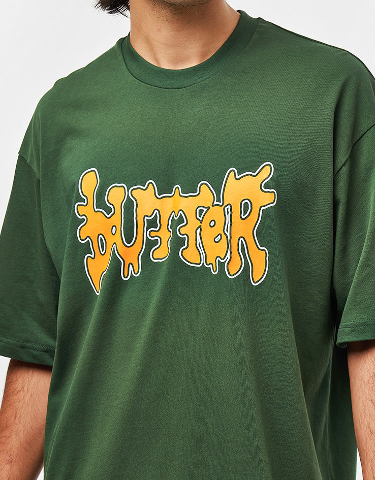 Butter Goods Blotch T-Shirt - Dark Forest