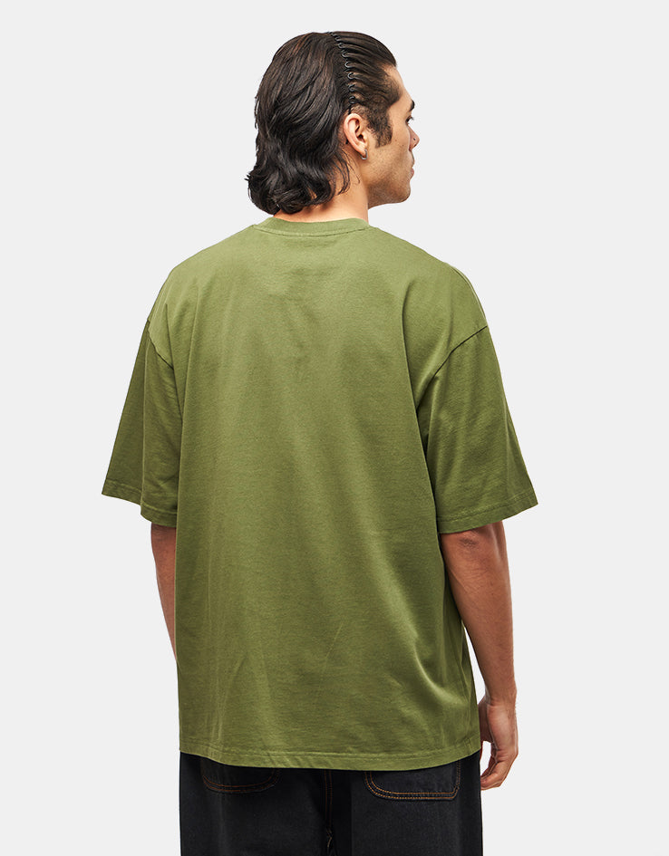 Butter Goods Registered T-Shirt - Washed Army