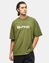 Butter Goods Registered T-Shirt - Washed Army