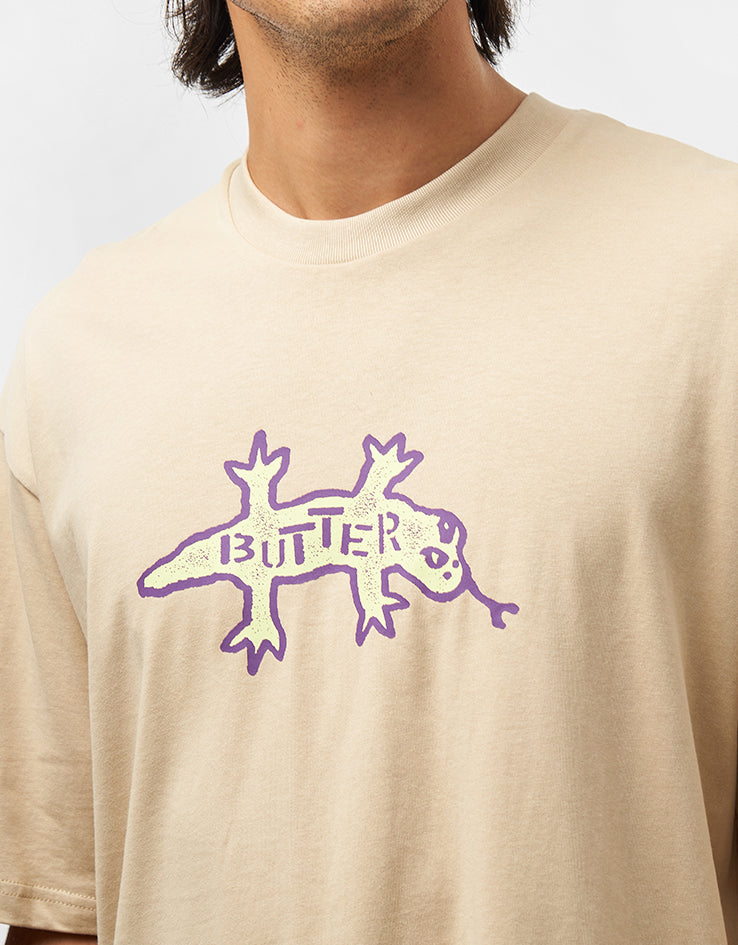 Butter Goods Reptile T-Shirt - Tan