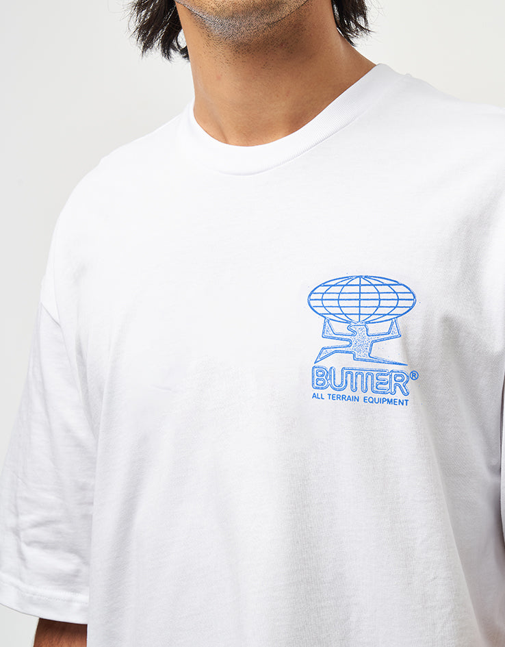 Butter Goods All Terrain Equipment T-Shirt - White