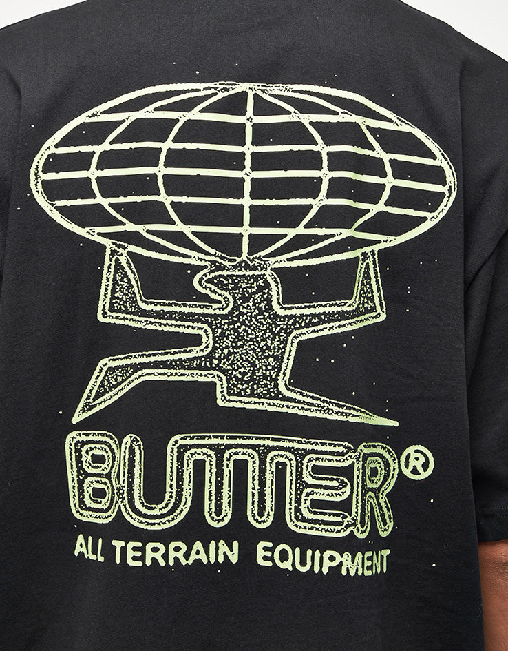 Butter Goods All Terrain Equipment T-Shirt - Black