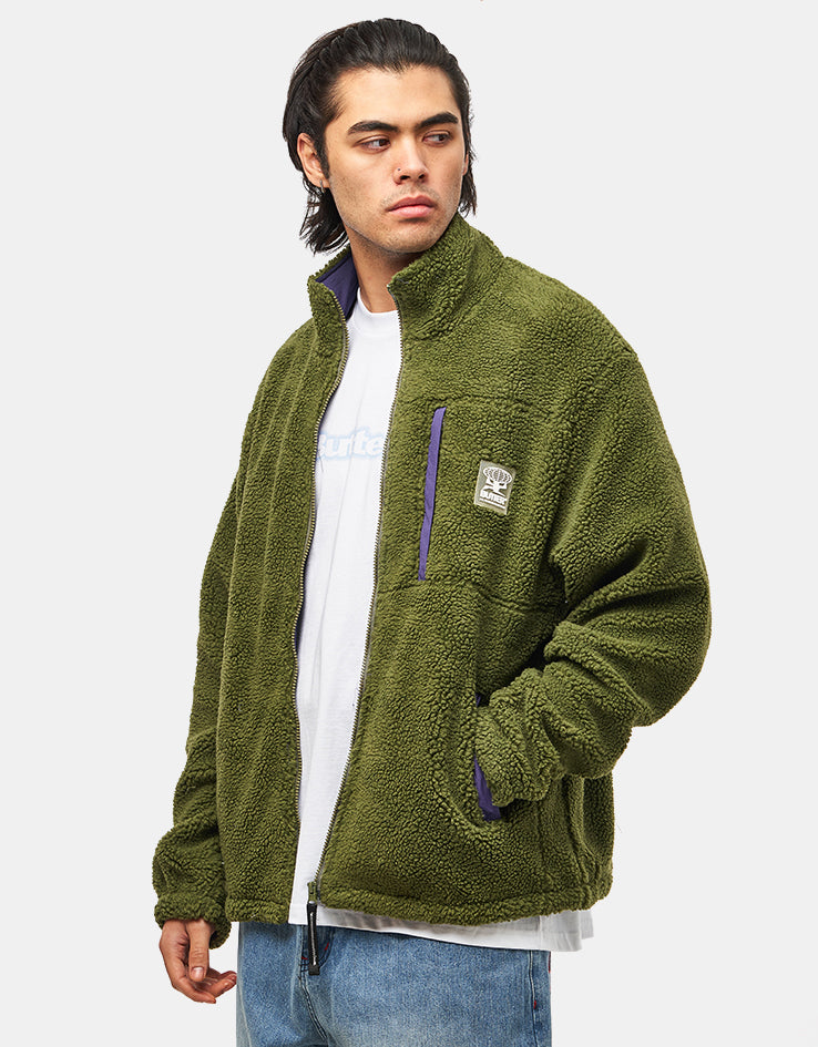 Butter Goods Terrain Highpile Fleece - Moss