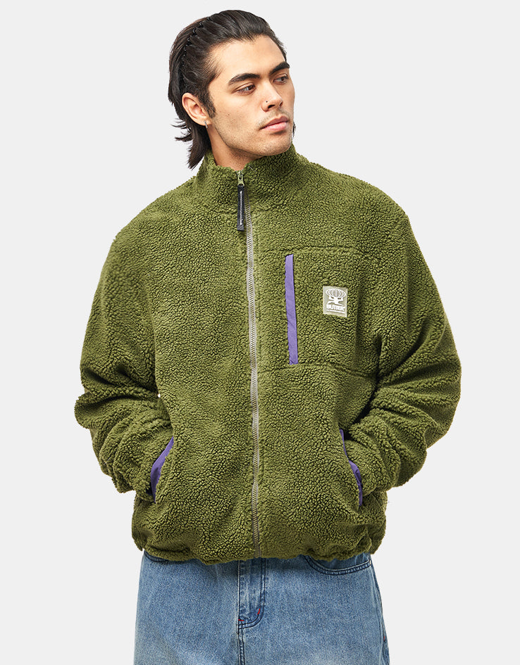 Butter Goods Terrain Highpile Fleece - Moss