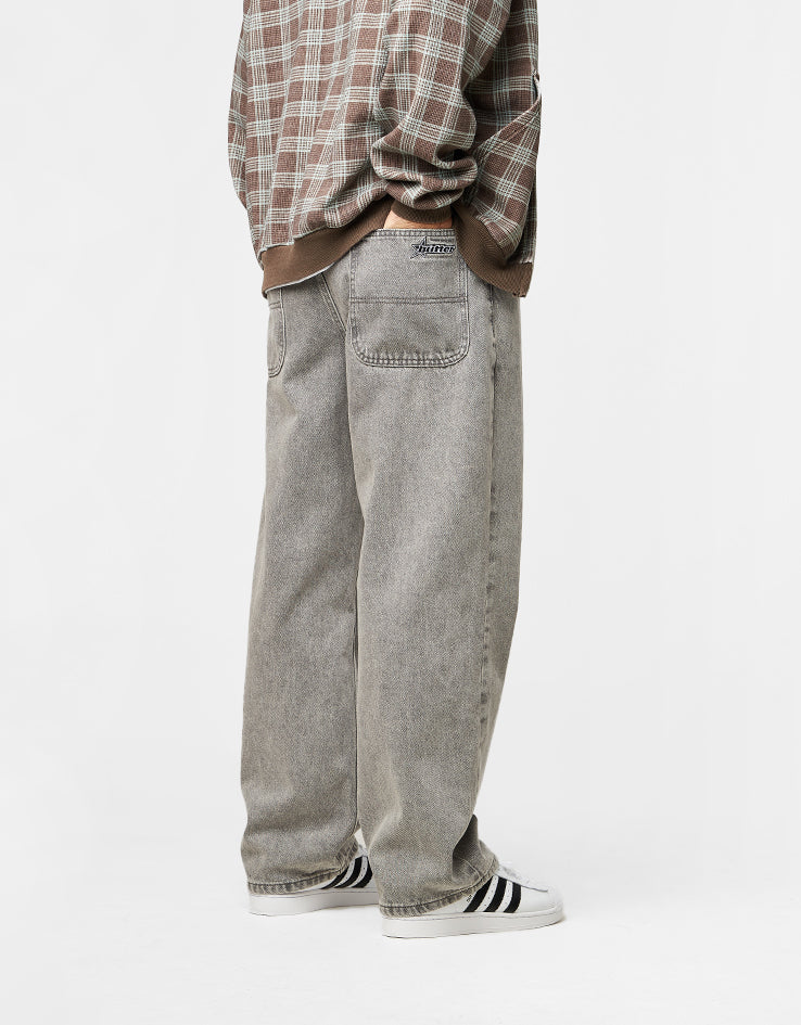 Butter Goods Racer Denim Jeans - Grey Wash