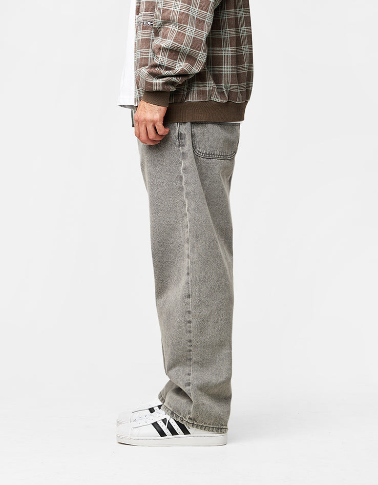 Butter Goods Racer Denim Jeans - Grey Wash