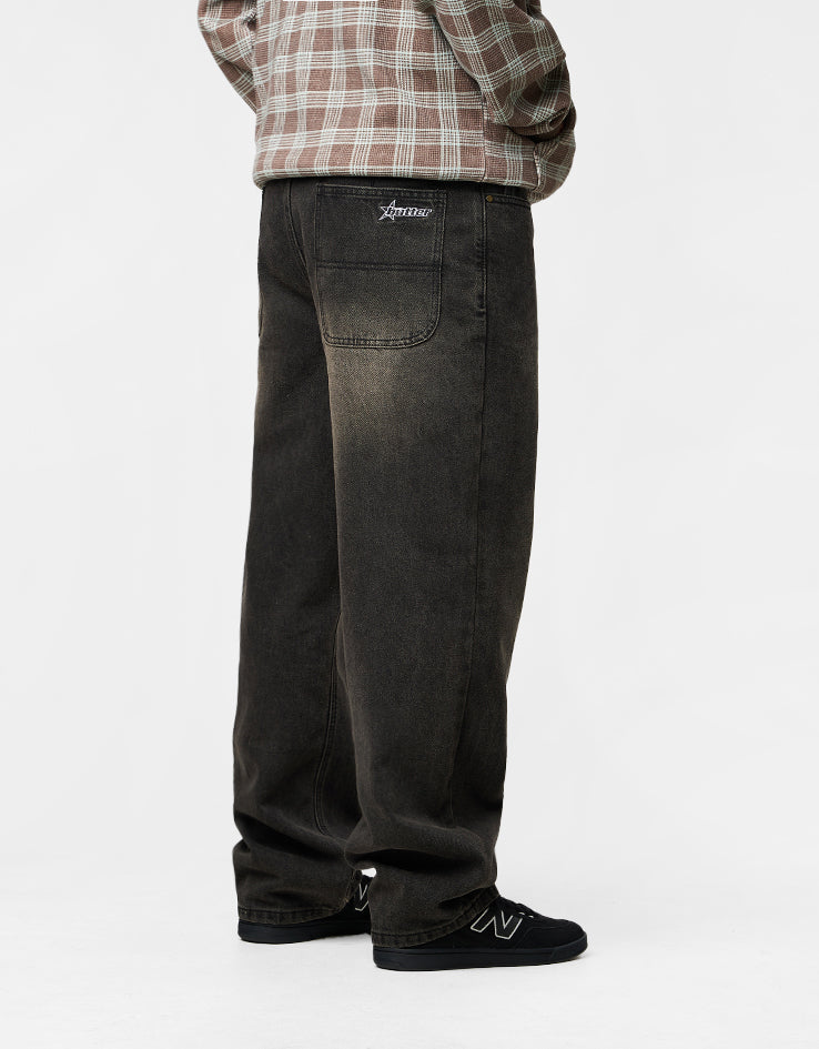 Butter Goods Racer Denim Jeans - Faded Black