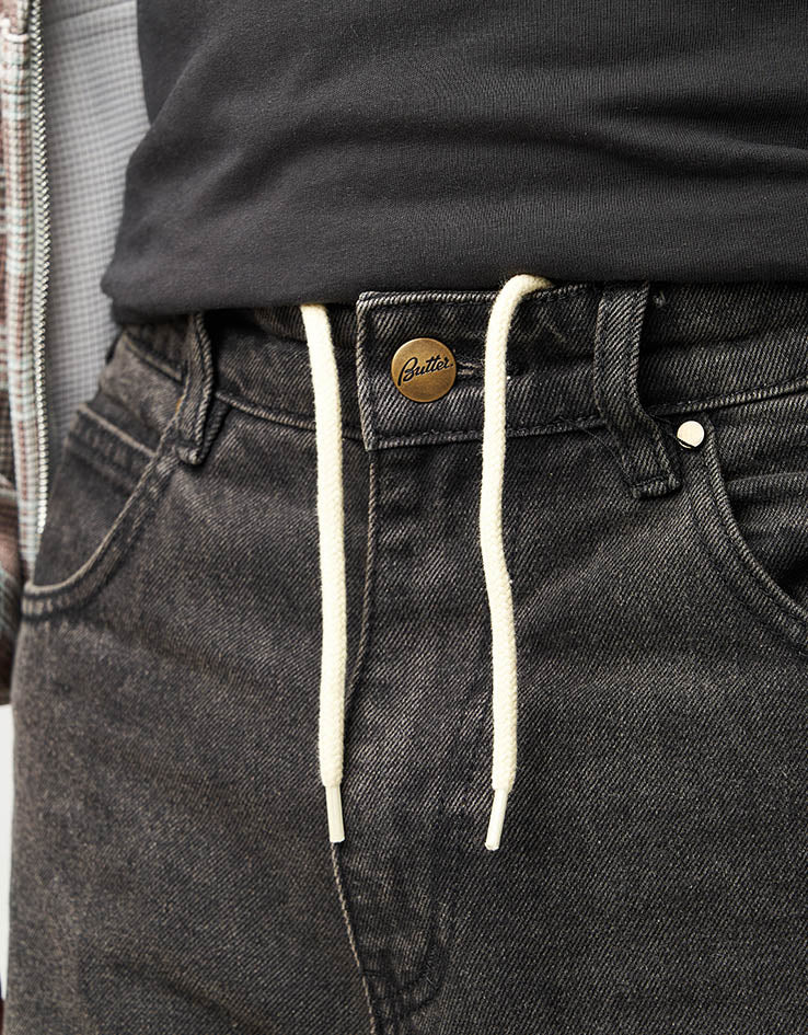 Butter Goods Racer Denim Jeans - Faded Black