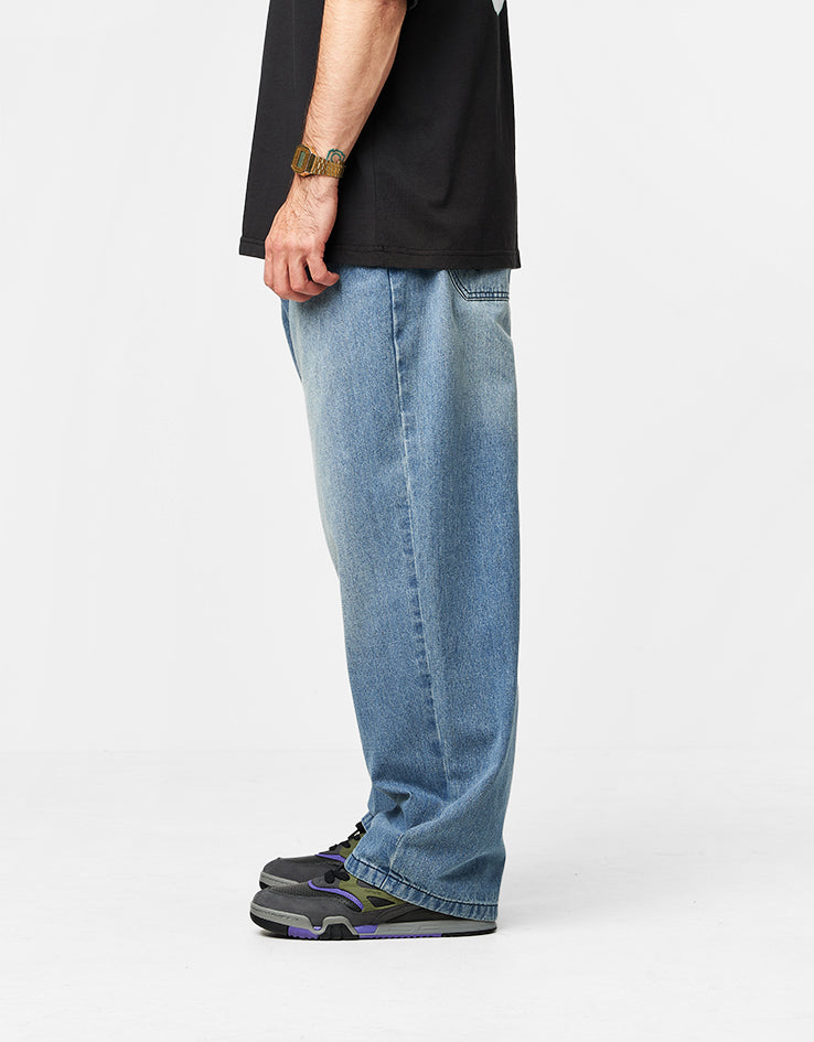 Butter Goods Blotch Denim Jeans - Streaky Blue