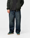 Butter Goods Blotch Denim Jeans - Streaky Navy