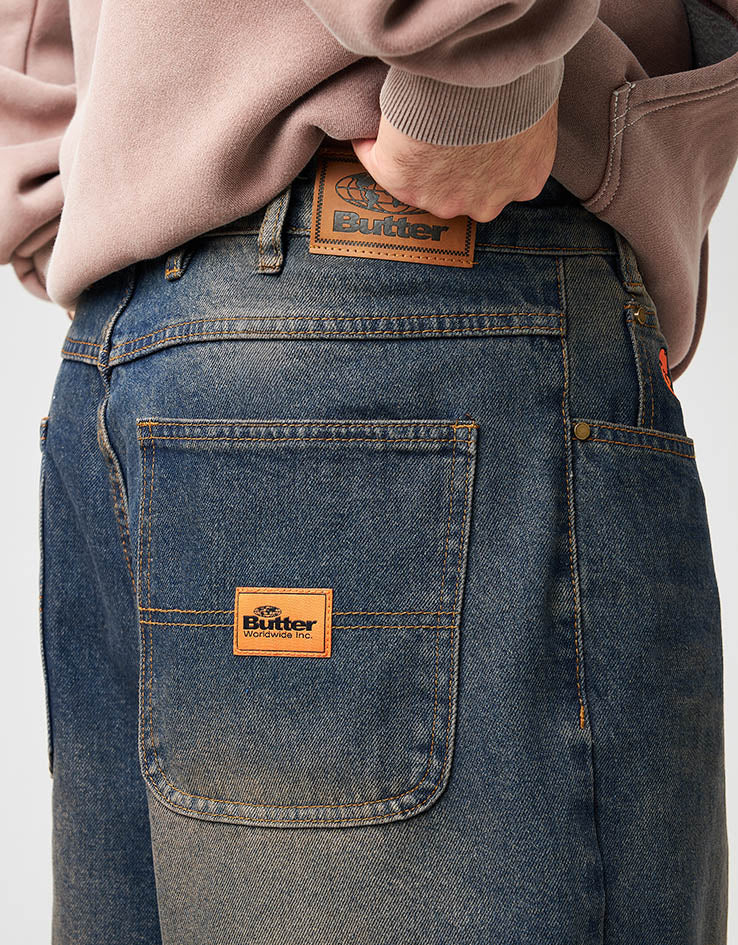 Butter Goods Santosuosso Denim Jeans - Dark Navy Tint