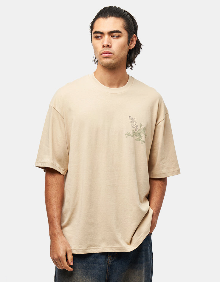 Butter Goods Croaker T-Shirt - Taupe
