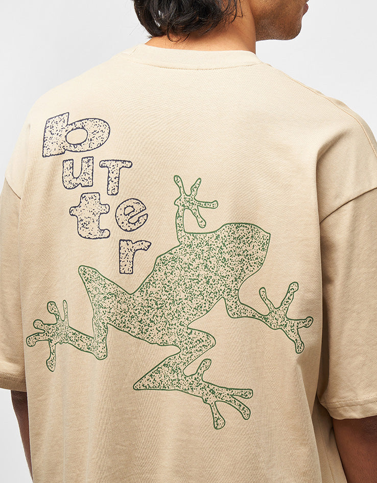 Butter Goods Croaker T-Shirt - Taupe