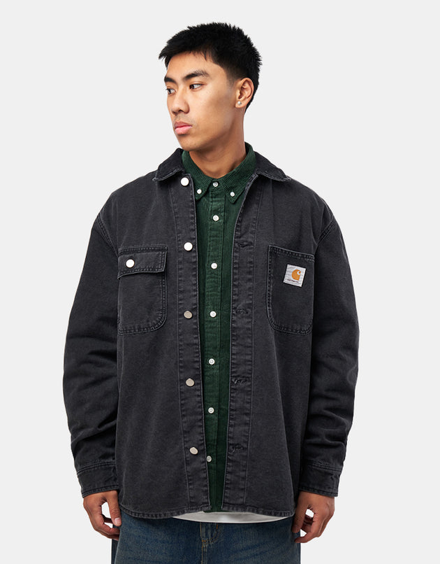 Carhartt WIP Mitch Shirt Jacket - Black/Black (Dusky Canvas)