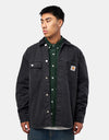 Carhartt WIP Mitch Shirt Jacket - Black/Black (Dusky Canvas)