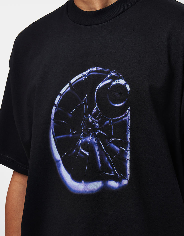 Carhartt WIP S/S Shattered T-Shirt - Black