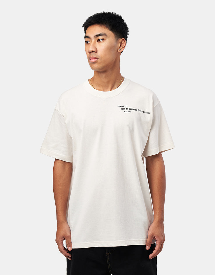 Carhartt WIP S/S Punched T-Shirt - Wax