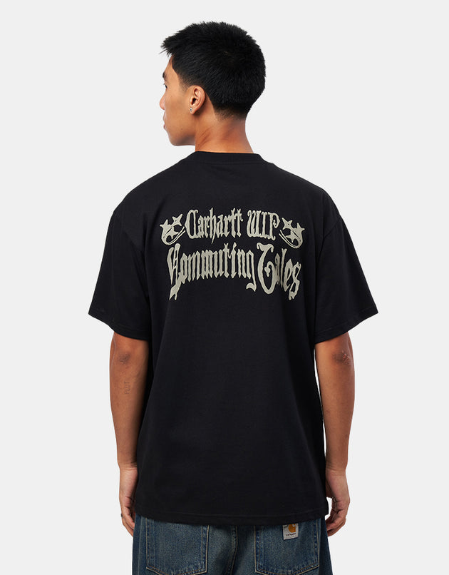 Carhartt WIP S/S Commuting Tales T-Shirt - Black