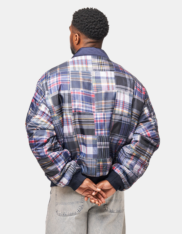 HUF Clothiers Reversible Flight Jacket - Navy