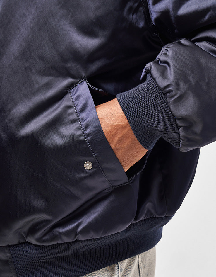 HUF Clothiers Reversible Flight Jacket - Navy