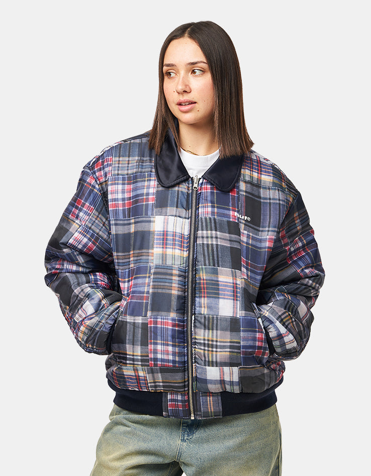 HUF Clothiers Reversible Flight Jacket - Navy