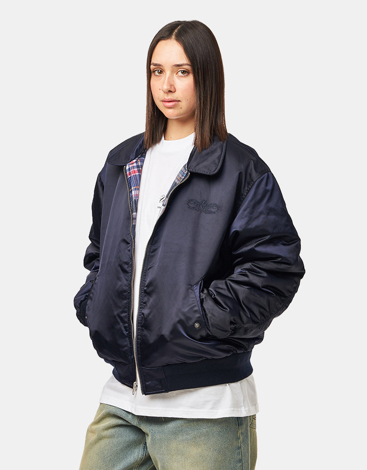 HUF Clothiers Reversible Flight Jacket - Navy