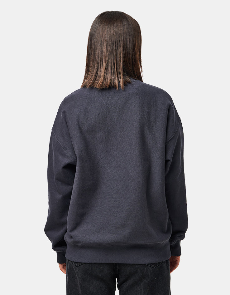 HUF Worldwide Clothiers Crewneck - Navy