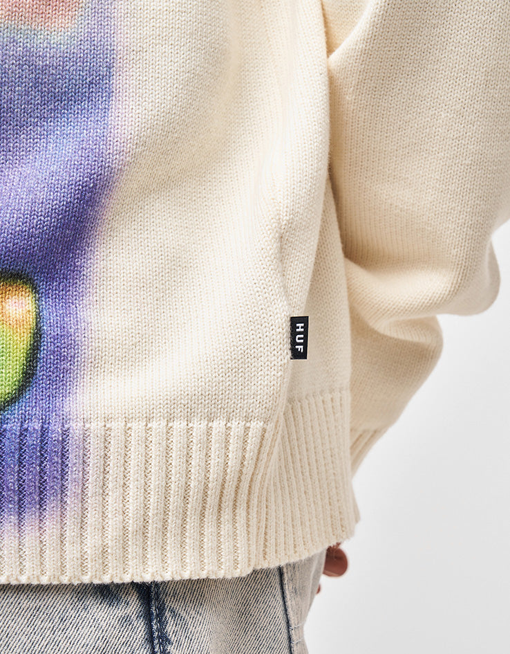 HUF Soft Focus Crewneck Sweater - Multi