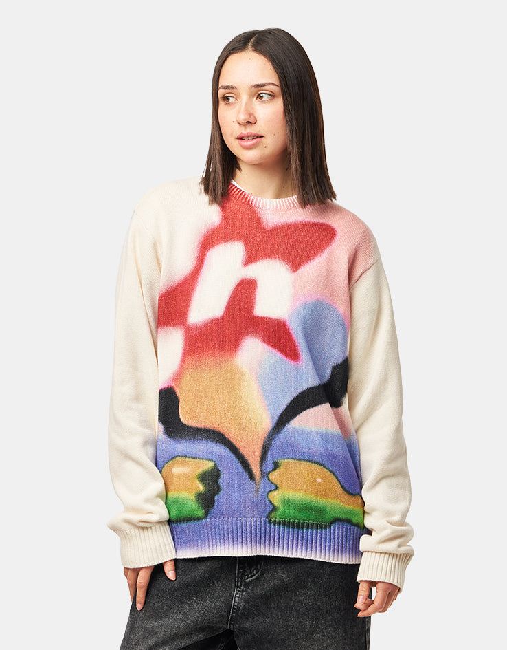 HUF Soft Focus Crewneck Sweater - Multi