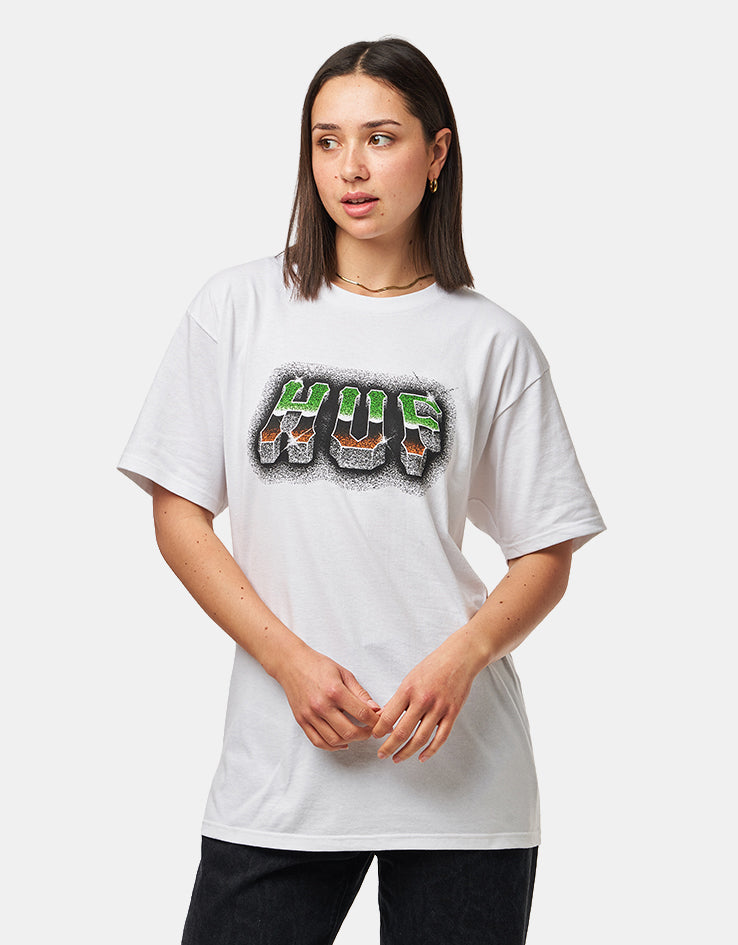 HUF Chrome Grit T-Shirt - White