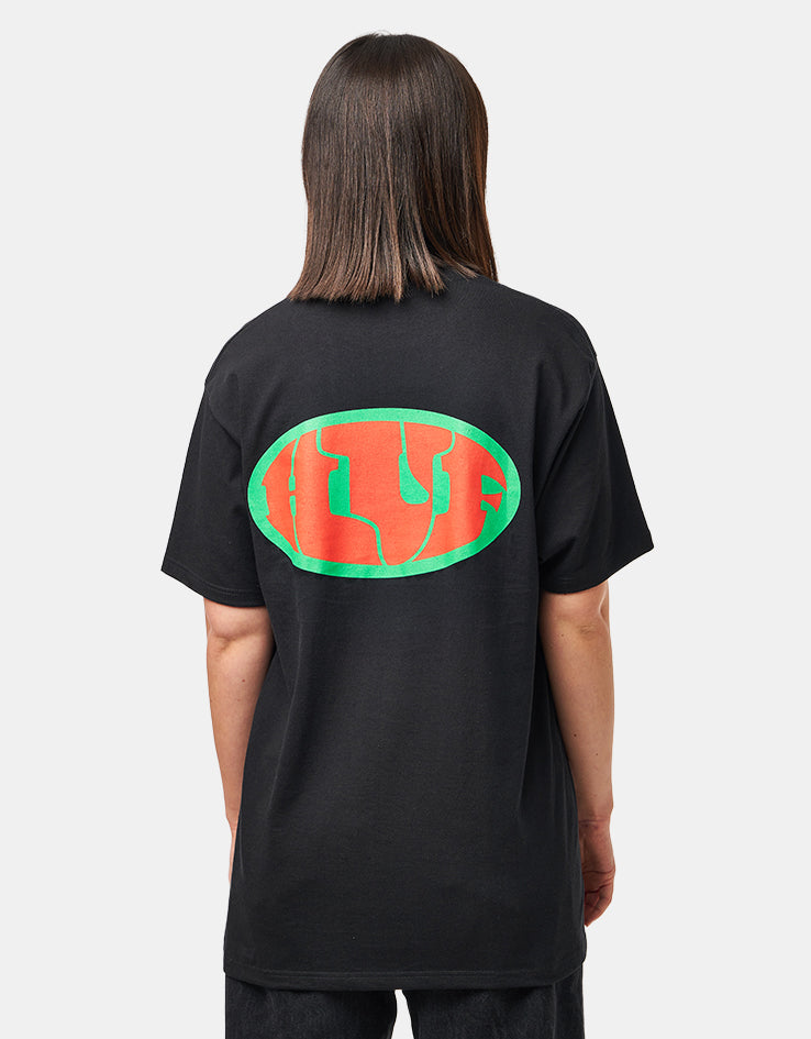 HUF Warped T-Shirt - Black