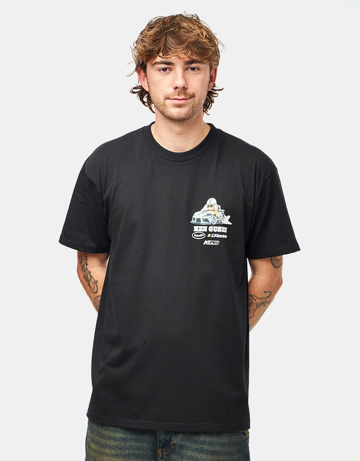 HUF x GReddy Gushi T-Shirt - Black