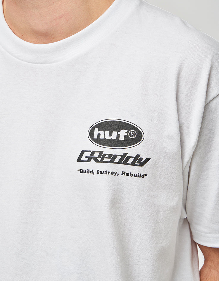 HUF x GReddy Parts T-Shirt - White