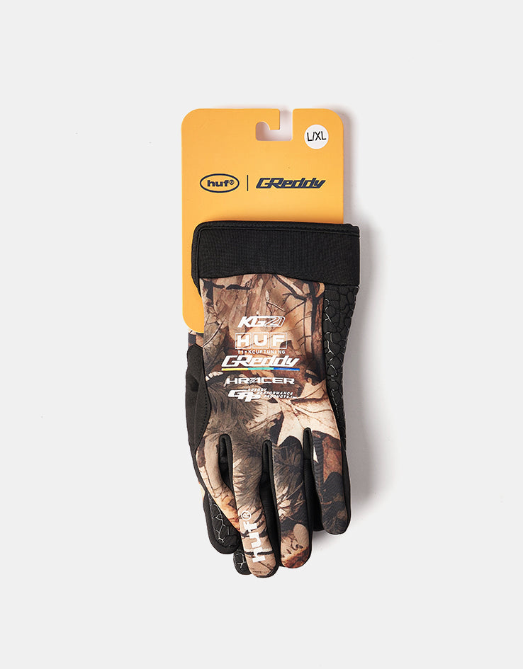 HUF x GReddy Racing Gloves - Camo