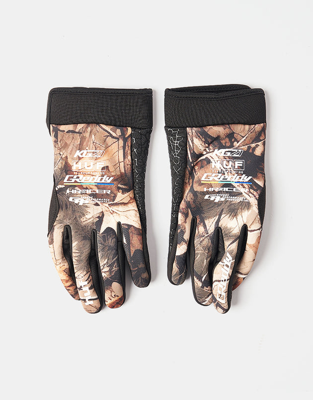 HUF x GReddy Racing Gloves - Camo