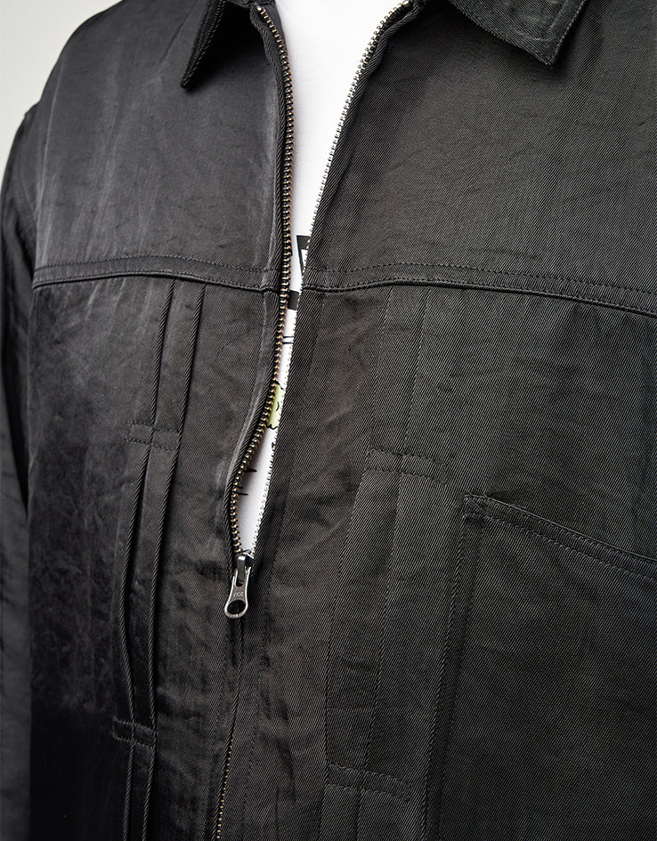 HUF x Thrasher Trucker Jacket - Black